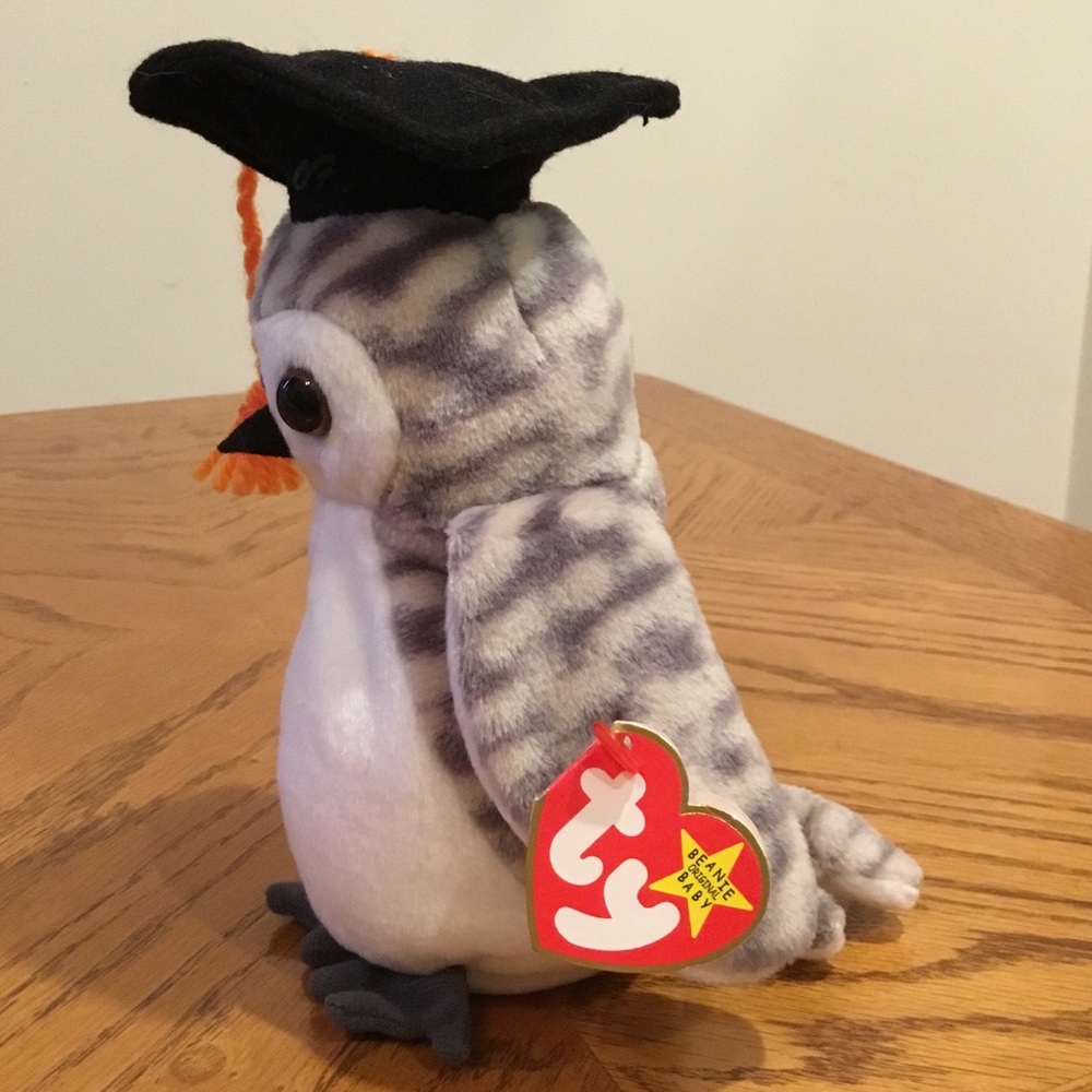 Vintage Wiser Owl 1999 Beanie Baby - Picture 2 of 7